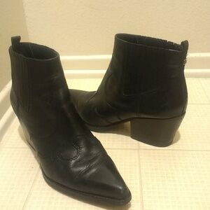 Sam Edelman black Ankle length leather boots. Size 7
